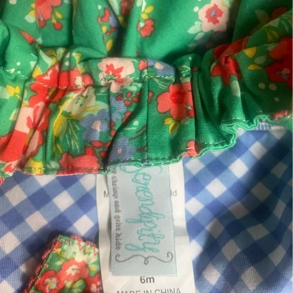 Serendipity Kids Floral One Piece - Picture 4 of 4